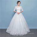 2021 newest style long sleeve lace plus size bridal dress high quality layers of soft tulle ball gown  wedding dress